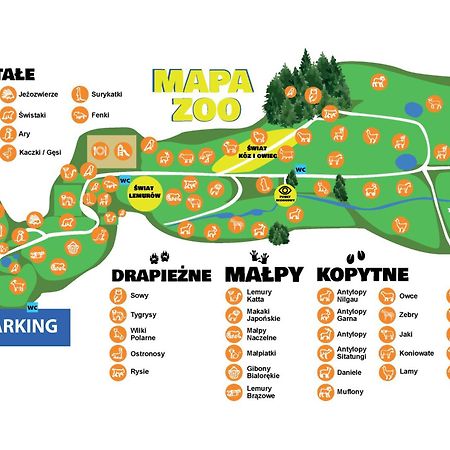 Forrest Glamp Hotell Mieroszow Eksteriør bilde